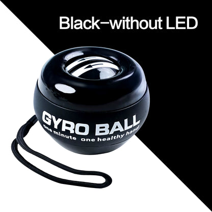 LED Gyroscopic Power Trainer Ball Autostart Range Gyro Power Wrist Ball Arm Hand Muscle Force Trainer Fitness Equipment